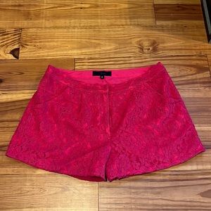 Pink lace shorts nonoo size 6 magenta Barbie shorts